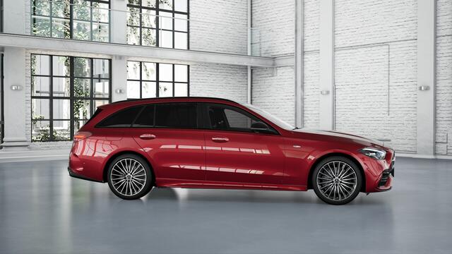Mercedes-Benz C-KLASSE 300 e Business Solution AMG | Nightpakket | Trekhaak | Comfortpakket Plus | Parkeerpakket met 360°-camera | Antidiefstalpakket GUARD 360° Plus | KEYLESS GO | EASY PACK achterklep |