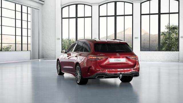 Mercedes-Benz C-KLASSE 300 e Business Solution AMG | Nightpakket | Trekhaak | Comfortpakket Plus | Parkeerpakket met 360°-camera | Antidiefstalpakket GUARD 360° Plus | KEYLESS GO | EASY PACK achterklep |