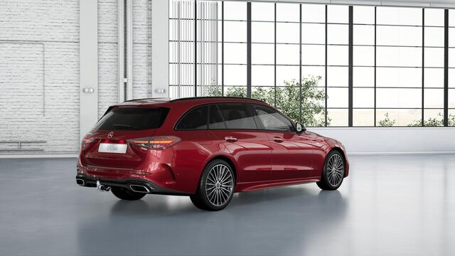 Mercedes-Benz C-KLASSE 300 e Business Solution AMG | Nightpakket | Trekhaak | Comfortpakket Plus | Parkeerpakket met 360°-camera | Antidiefstalpakket GUARD 360° Plus | KEYLESS GO | EASY PACK achterklep |