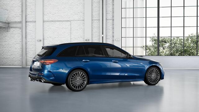 Mercedes-Benz C-KLASSE Estate 300 e Business Solution AMG | Trekhaak | Nightpakket | AMG Line Premium Plus | Parkeerpakket met 360°-camera | Antidiefstalpakket GUARD 360° Plus | KEYLESS GO-comfortpakket | EASY PACK achterklep |