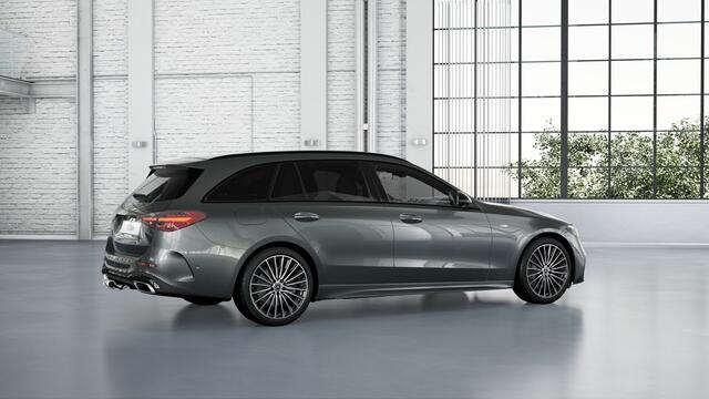 Mercedes-Benz C-KLASSE Estate 300 e Business Solution AMG | Trekhaak | Nightpakket | Parkeerpakket met 360°-camera | KEYLESS GO | Dodehoekassistent | Antidiefstalpakket GUARD 360° Plus | EASY PACK achterklep | Memorypakket |