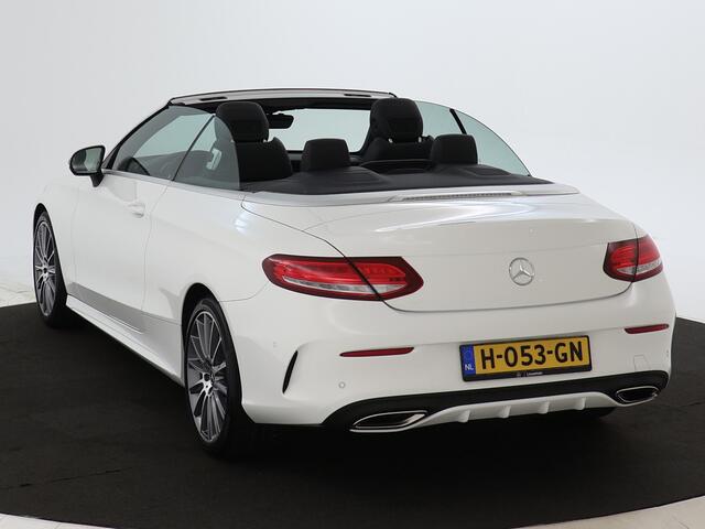 Mercedes-Benz C-KLASSE Cabrio 180 AMG Sportpakket | Aircap & Airscarf | Burmester Sound | Sfeerverlichting | Stoelverwarming | LED | Inclusief 12 Maanden Garantie.