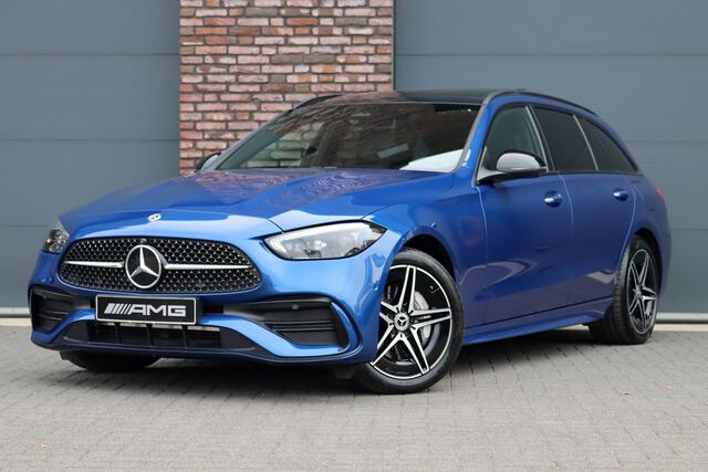 Mercedes-Benz C-KLASSE Estate 300 e AMG Line Aut9 | Distronic Pro | Panoramadak | HUD | Trekhaak | Surround Camera | Leder | Memory | Digital Light | Augmented Reality | Night Pakket | Keyless Go |