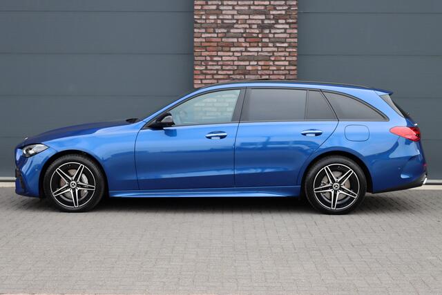 Mercedes-Benz C-KLASSE Estate 300 e AMG Line Aut9 | Distronic Pro | Panoramadak | HUD | Trekhaak | Surround Camera | Leder | Memory | Digital Light | Augmented Reality | Night Pakket | Keyless Go |