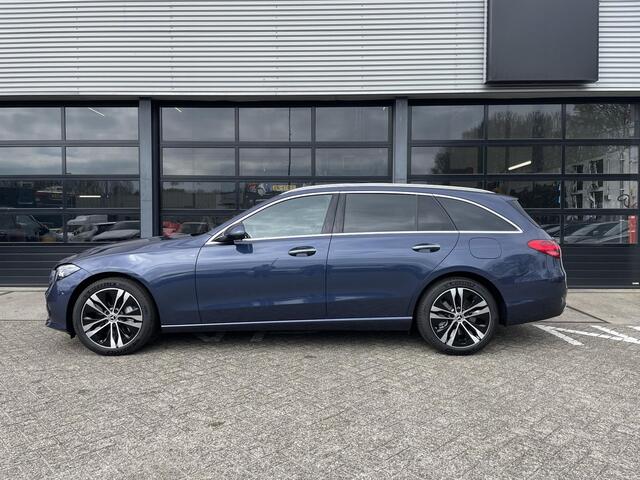 Mercedes-Benz C-KLASSE Estate 300 e Luxury Line | Beige Leder | Winter Pakket | Panoramadak | Trekhaak | DIGITAL LIGHT | DISTRONIC Afstandsassistent | 360° Camera | Stuurverwarming | Apple CarPlay | Android Auto | Elektrisch Verstelbare Stoelen + Memory