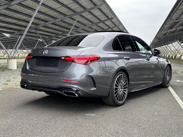 Mercedes-Benz C-KLASSE 180 Star Edition AMG Line | Night | Panoramadak | Burmester | Trekhaak | Sfeerverlichting | Memory stoelen |