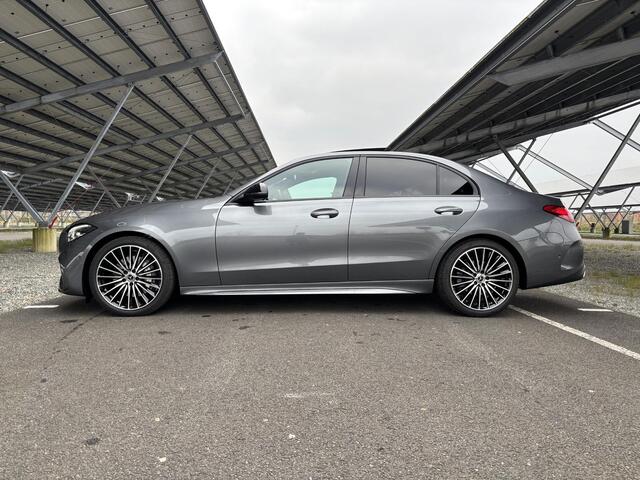 Mercedes-Benz C-KLASSE 180 Star Edition AMG Line | Night | Panoramadak | Burmester | Trekhaak | Sfeerverlichting | Memory stoelen |