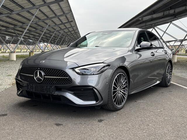 Mercedes-Benz C-KLASSE 180 Star Edition AMG Line | Night | Panoramadak | Burmester | Trekhaak | Sfeerverlichting | Memory stoelen |