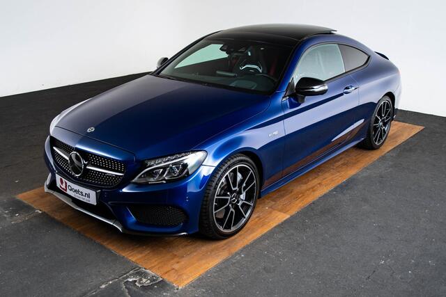 Mercedes-Benz C-KLASSE Coupé AMG 43 4MATIC Trekhaak - Panoramadak - Stoelverwarming voor - Rijassistentiepakket plus - Actieve parkeerassistent - Head Up - Burmester -