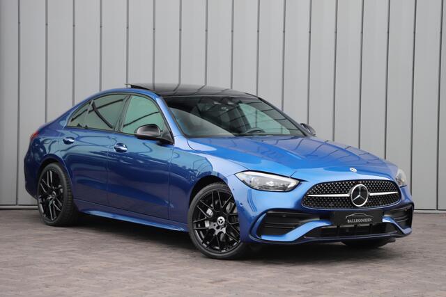 Mercedes-Benz C-KLASSE 300e AMG Aut9 | 313PK | Massage | Head-up | Pano | Keyles-go | Sfeerverlichting | Digital-light | Memory | Carbon | 2023.
