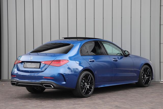 Mercedes-Benz C-KLASSE 300e AMG Aut9 | 313PK | Massage | Head-up | Pano | Keyles-go | Sfeerverlichting | Digital-light | Memory | Carbon | 2023.