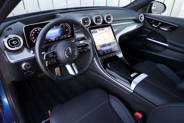 Mercedes-Benz C-KLASSE 300e AMG Aut9 | 313PK | Massage | Head-up | Pano | Keyles-go | Sfeerverlichting | Digital-light | Memory | Carbon | 2023.