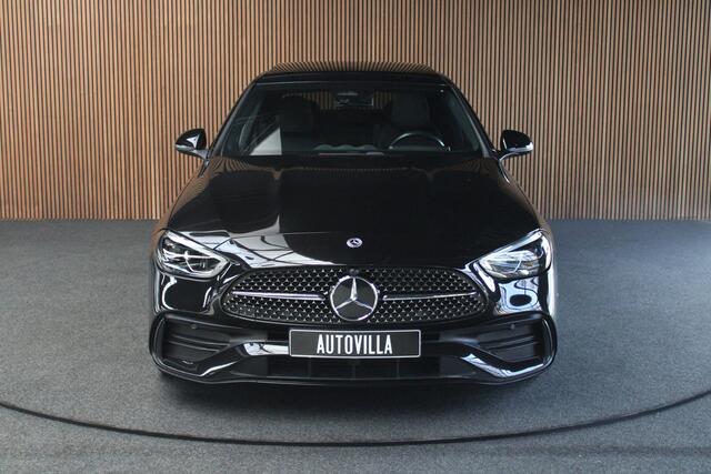 Mercedes-Benz C-KLASSE 180 AMG Line Panodak Leer Camera Nightpack PTS Ambient LM velgen Afneemb. trekhaak