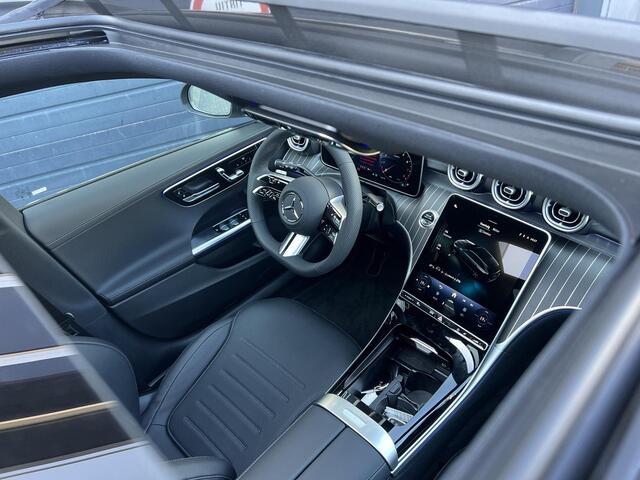 Mercedes-Benz C-KLASSE Estate 180 Business Solution AMG | Night Pakket | Panoramadak | 360° Camera | Dodehoekassistent | Sierdelen Hout Aluminium Lines Zwart | Elektrisch Verstelbare Stoelen + Memory | Apple CarPlay | Android Auto | Sfeerverlichting