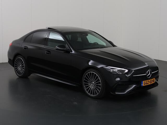 Mercedes-Benz C-KLASSE 180 AMG Line | Panoramadak | Led verl. | 19 inch LM velgen | Memory