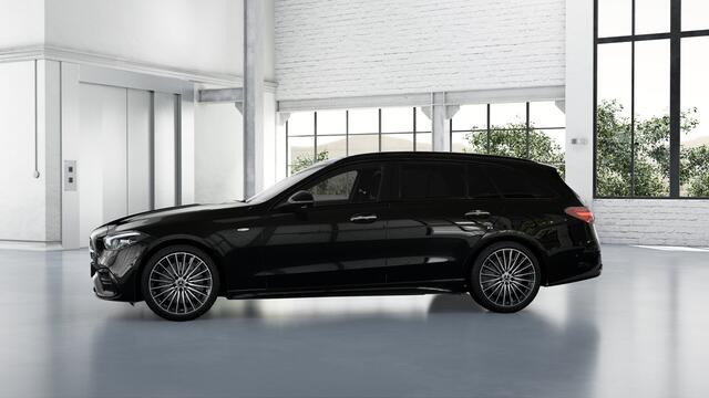Mercedes-Benz C-KLASSE Estate 300 e Business Solution AMG | Trekhaak | Nightpakket | AMG Line Premium Plus | Memorypakket | Head-up display | Antidiefstalpakket GUARD 360° Plus | Parkeerpakket met 360°-camera | KEYLESS GO-comfortpakket |