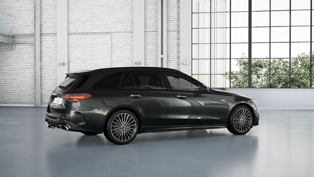 Mercedes-Benz C-KLASSE Estate 300 e Business Solution AMG | Trekhaak | Nightpakket | Parkeerpakket met 360°-camera | KEYLESS GO-comfortpakket | Antidiefstalpakket GUARD 360° Plus | EASY PACK achterklep | Memorypakket |
