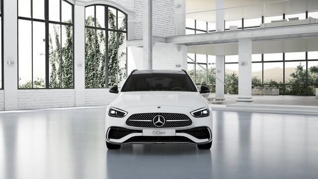 Mercedes-Benz C-KLASSE Estate 300 e Business Solution AMG | Trekhaak | Nightpakket | Comfortpakket Plus | Parkeerpakket met 360°-camera | Antidiefstalpakket GUARD 360° Plus | EASY PACK achterklep | Memorypakket |