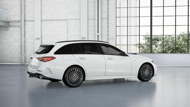 Mercedes-Benz C-KLASSE Estate 300 e Business Solution AMG | Trekhaak | Nightpakket | Comfortpakket Plus | Parkeerpakket met 360°-camera | Antidiefstalpakket GUARD 360° Plus | EASY PACK achterklep | Memorypakket |