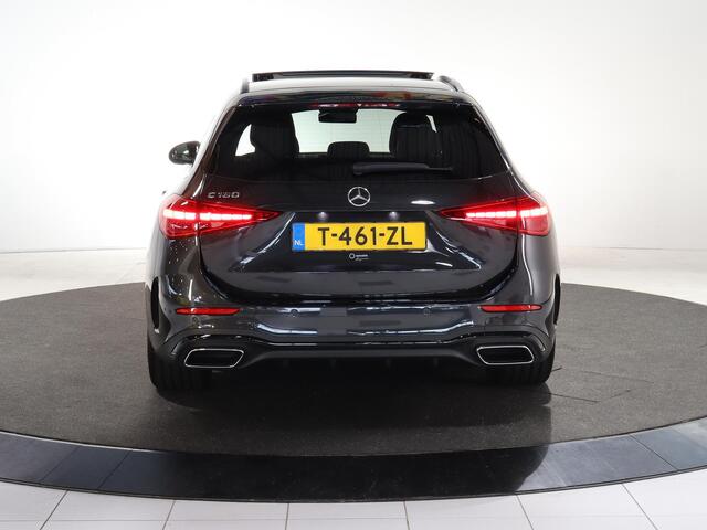 Mercedes-Benz C-KLASSE Estate 180 AMG NIGHT | Panoramadak | Stoelmemory | Dodehoekassistent | Apple Carplay | Beige Leder | Dodehoekassistent | 19 inch AMG Multispaaks velgen |