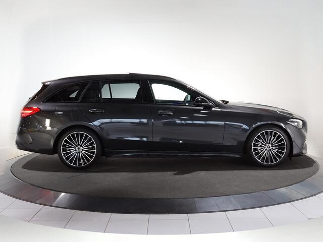 Mercedes-Benz C-KLASSE Estate 180 AMG NIGHT | Panoramadak | Stoelmemory | Dodehoekassistent | Apple Carplay | Beige Leder | Dodehoekassistent | 19 inch AMG Multispaaks velgen |