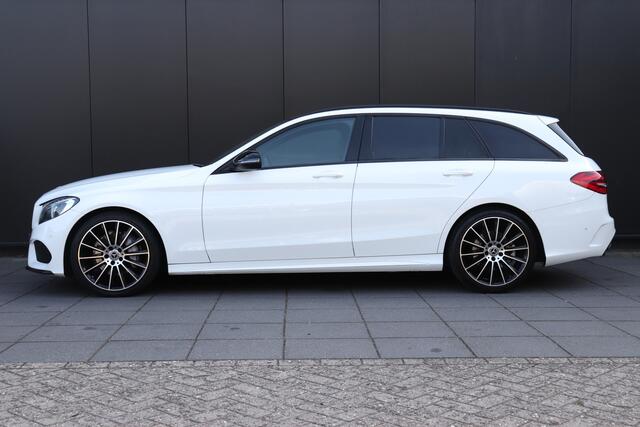 Mercedes-Benz C-KLASSE Estate 180 Premium Plus | AMG LINE | LEDER | STOELVERW. | PANO | PDC | CRUISE | NAVI | 2e paasdag van 11-17 UUR geopend