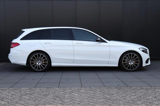 Mercedes-Benz C-KLASSE Estate 180 Premium Plus | AMG LINE | LEDER | STOELVERW. | PANO | PDC | CRUISE | NAVI | 2e paasdag van 11-17 UUR geopend