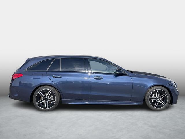 Mercedes-Benz C-KLASSE Estate 200 AMG Line | Nightpakket | Panoramadak | Winterpakket | Rijassistentiepakket Plus | 360° Camera | Burmester® 3D | Head-up display | Memorystoelen Verwarmd | Trekhaak | Sfeerverlichting | Apple & Android Carplay | Showmodel