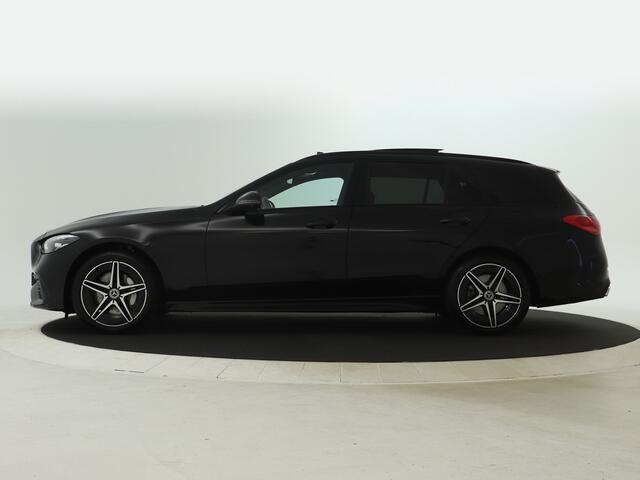 Mercedes-Benz C-KLASSE Estate 300 e AMG Plug-In Hybride | Night Pakket | Panorama Schuif-Kanteldak | Burmester® 3D-Surround-Soundsystem | DC Laden | Distronic | Inclusief 24 maanden MB Certified garantie voor Europa.