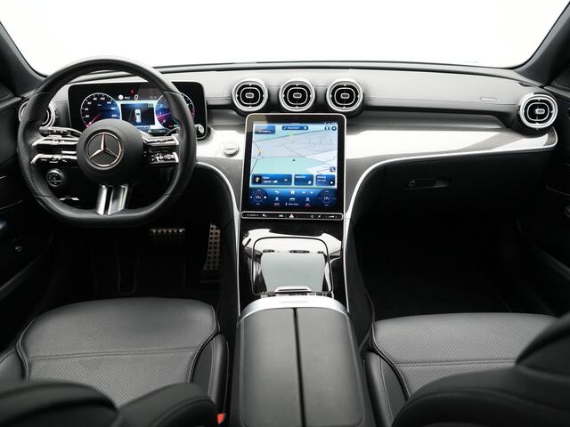 Mercedes-Benz C-KLASSE Estate 180 AMG 9G-Tronic | Adaptive Cruise | Sport Leder Verwamd | Camera| Navi Full Map | Virtual | Apple Carplay |