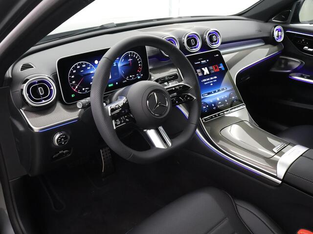 Mercedes-Benz C-KLASSE Estate 300 e Business Solution AMG | Nightpakket | Panoramadak | 19-Inch | Rij-assistentie Plus | Burmester | Digital Light | Memorypakket |