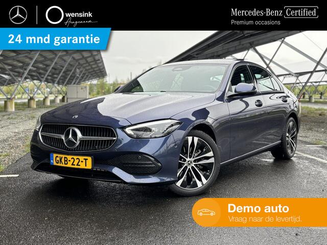 Mercedes-Benz C-KLASSE 180 Luxury Line Panoramadak | 18 inch | Memory | Alarm klasse 3 | Apple carplay/Android auto | Trekhaak |