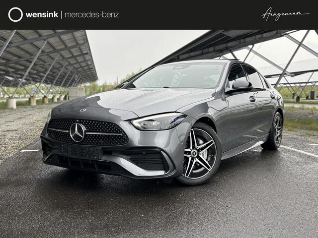 Mercedes-Benz C-KLASSE 180 Business Solution AMG | Night | Panoramadak | Trekhaak | Burmester | 360 camera | Memory stoelen | Sfeerverlichting |