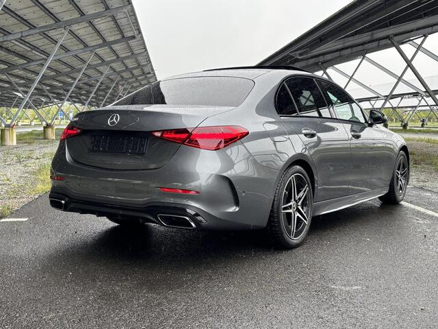 Mercedes-Benz C-KLASSE 180 Business Solution AMG | Night | Panoramadak | Trekhaak | Burmester | 360 camera | Memory stoelen | Sfeerverlichting |