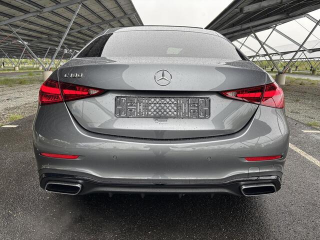Mercedes-Benz C-KLASSE 180 Business Solution AMG | Night | Panoramadak | Trekhaak | Burmester | 360 camera | Memory stoelen | Sfeerverlichting |