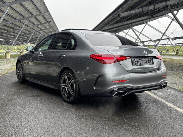 Mercedes-Benz C-KLASSE 180 Business Solution AMG | Night | Panoramadak | Trekhaak | Burmester | 360 camera | Memory stoelen | Sfeerverlichting |