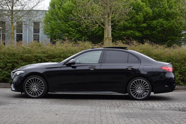 Mercedes-Benz C-KLASSE 300 e Luxury Line AMG Line Pano HUD Lane BURM. Stoelventi. Massage