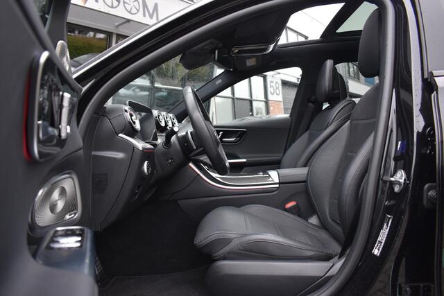 Mercedes-Benz C-KLASSE 300 e Luxury Line AMG Line Pano HUD Lane BURM. Stoelventi. Massage