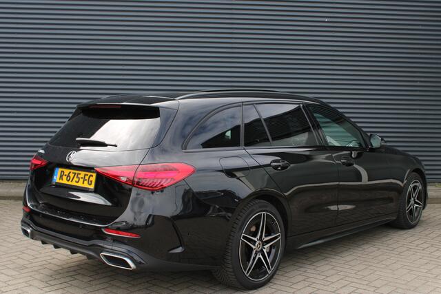 Mercedes-Benz C-KLASSE Estate 300e AMG Panoramadak Full-Led Zwenkbare-Trekhaak Leer Camera