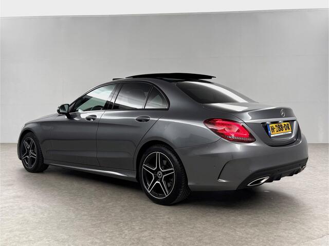 Mercedes-Benz C-KLASSE 180 AMG 157PK Pano Sfeer Virtual LED 18"LMV Clima Cruise Camera Carplay Navi PDC