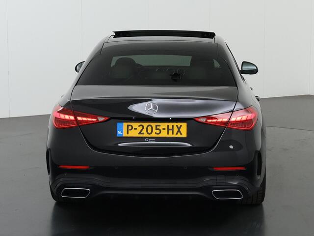 Mercedes-Benz C-KLASSE 180 AMG Line | Panoramadak | Trekhaak | Night | Sfeerverlichting |