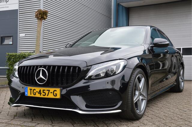 Mercedes-Benz C-KLASSE 180 AMG-LINE | LED | LEDER | CAMERA | ALARM | STOELVERW | ENZ