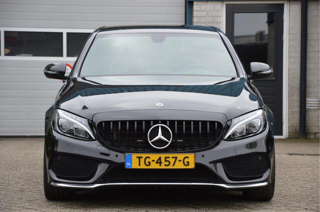 Mercedes-Benz C-KLASSE 180 AMG-LINE | LED | LEDER | CAMERA | ALARM | STOELVERW | ENZ