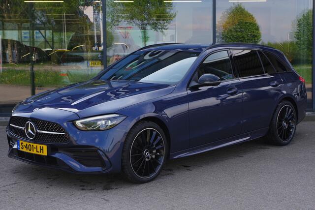 Mercedes-Benz C-KLASSE Estate 300 e 313 PK AMG Line PHEV, Leder-Alcantara, Camera, Sfeerverlichting, Burmester, Carplay