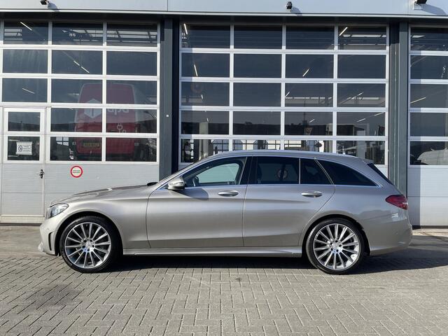 Mercedes-Benz C-KLASSE Estate 300 e AMG | Panoramadak | Trekhaak | Dodehoek | Multibeam LED | Lane Assist