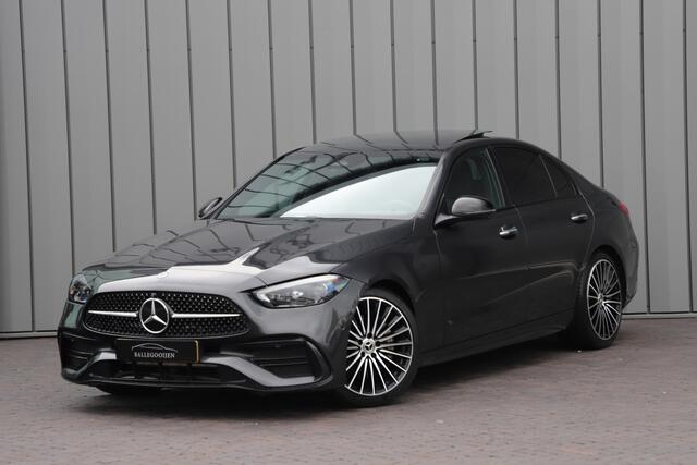 Mercedes-Benz C-KLASSE 180 AMG Aut9 | 170PK | Pano | Sfeerverlichting | Keyles-go | Digital-light | Memory | Carbon | Stoelverwarming | 2021.