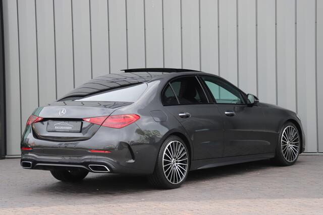 Mercedes-Benz C-KLASSE 180 AMG Aut9 | 170PK | Pano | Sfeerverlichting | Keyles-go | Digital-light | Memory | Carbon | Stoelverwarming | 2021.
