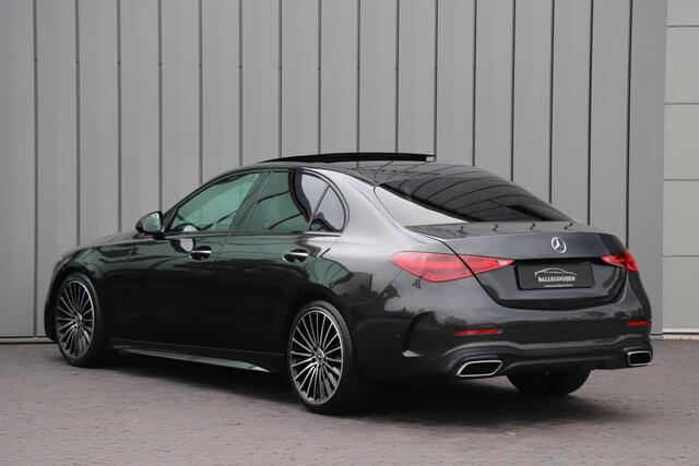 Mercedes-Benz C-KLASSE 180 AMG Aut9 | 170PK | Pano | Sfeerverlichting | Keyles-go | Digital-light | Memory | Carbon | Stoelverwarming | 2021.