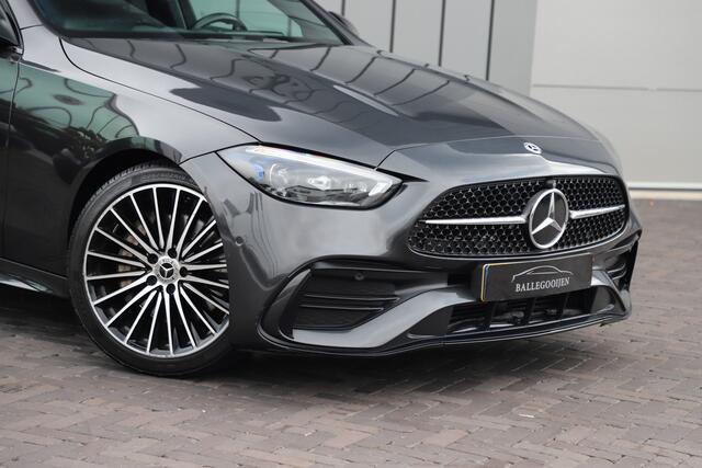 Mercedes-Benz C-KLASSE 180 AMG Aut9 | 170PK | Pano | Sfeerverlichting | Keyles-go | Digital-light | Memory | Carbon | Stoelverwarming | 2021.