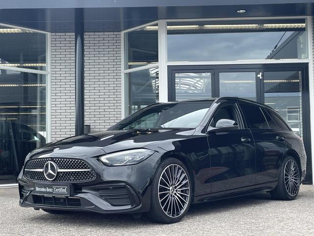 Mercedes-Benz C-KLASSE Estate 180 | Panoramadak | AMG | Night Pakket | Panoramadak | Elektrisch Verstelbare Stoelen + Memory | Dodehoekassistent | Apple CarPlay | Android Auto | Sfeerverlichting | Stoelverwarming
